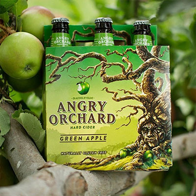 Hard Cider Distributor displaying Angry Orchard Green Apple